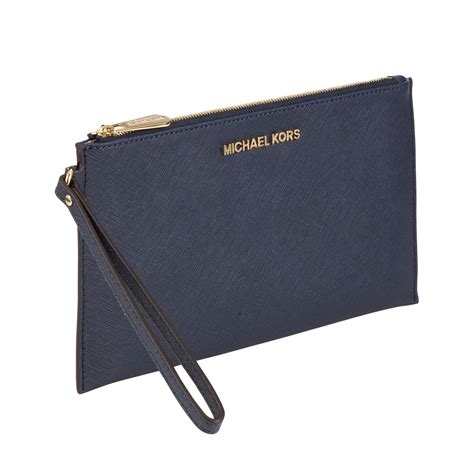 michael kors clutch dunkelblau|michael kors clutch outlet.